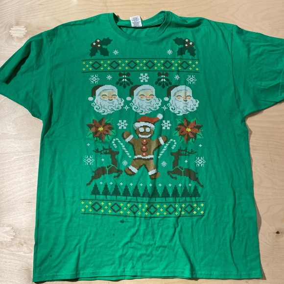 Dec. 25th Green Christmas Graphic T-Shirt 2XL (NH) - Picture 2 of 7